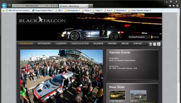 Black-Falcon.com:mit encurio Gas geben: