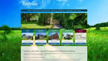 Website Facelift und Buchungssystem für Eifeltraum.de