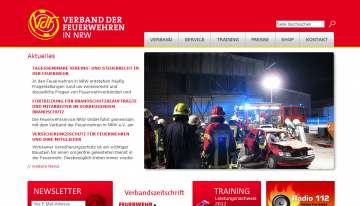 Website für 133.000 Mitglieder der Feuerwehr in NRW
