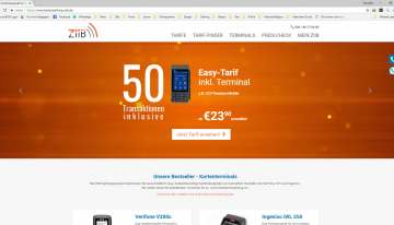 Online-Shop für Terminals zur Kartenzahlung